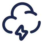 Cloud Bolt SVG Icon